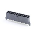 Molex Rectangular Power Connector, 24 Contact(S), Male, Solder Terminal, Receptacle 462070224